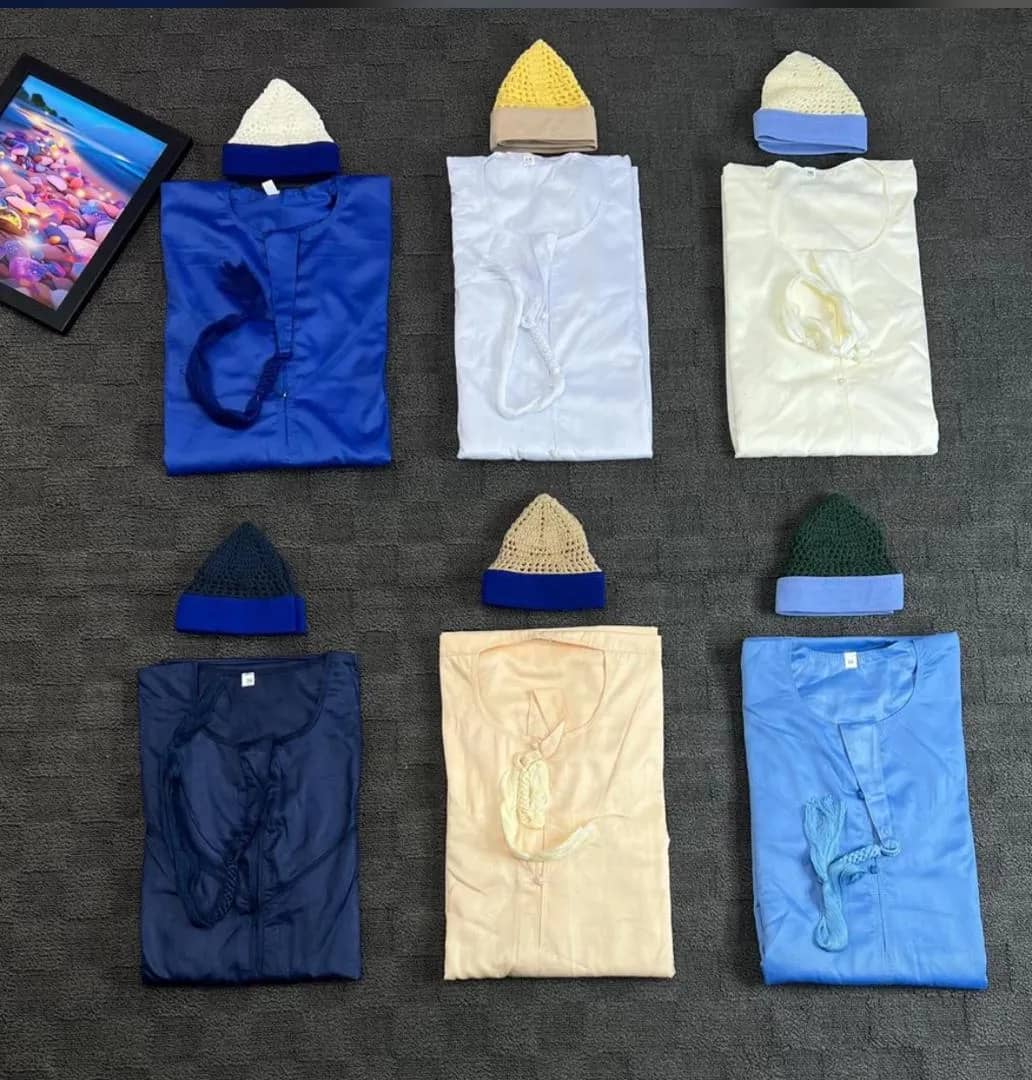 Jalabias and inner caps collection
